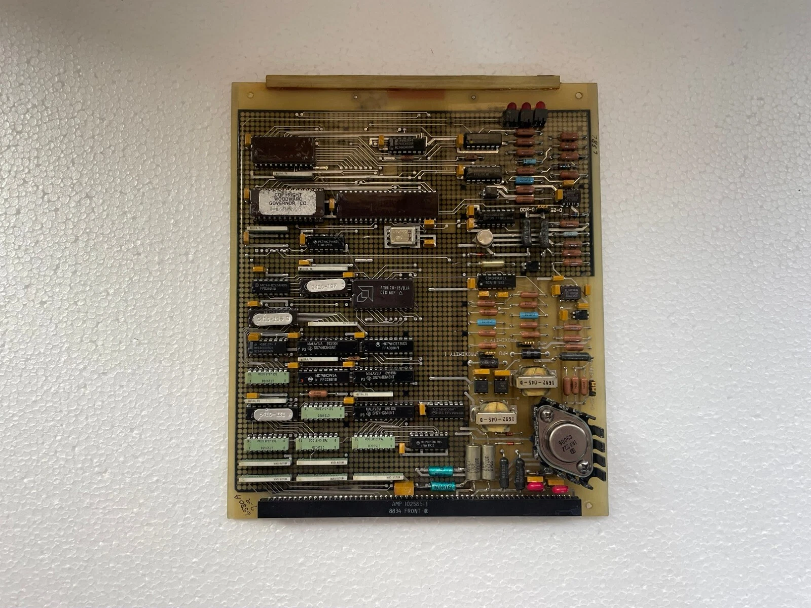 Woodward 507 Digital Marine Control PCB 6580 A 7-9 / 5410-197 B